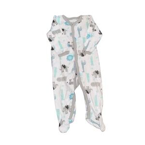 🦄Cozy Kids One Piece Pajama - Gray and Blue
